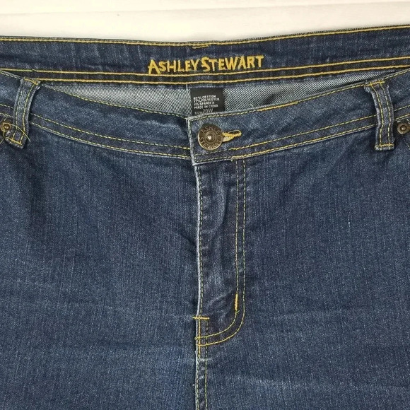 Ashley Stewart Denim - Ashley Stewart Women's Embroidered Logo 20W Jeans